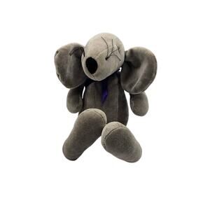 Vintage 1994 Manhattan Toy Company Gray Mona Mouse Rat 10" Plush Stuffed Animal